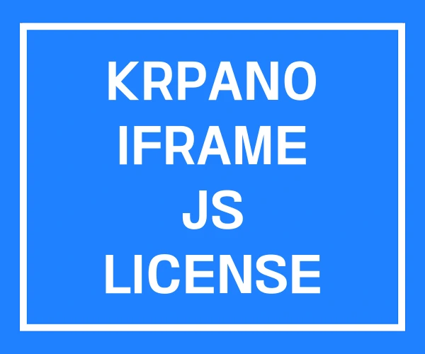 KRPANO IFRAME JS LICENSE