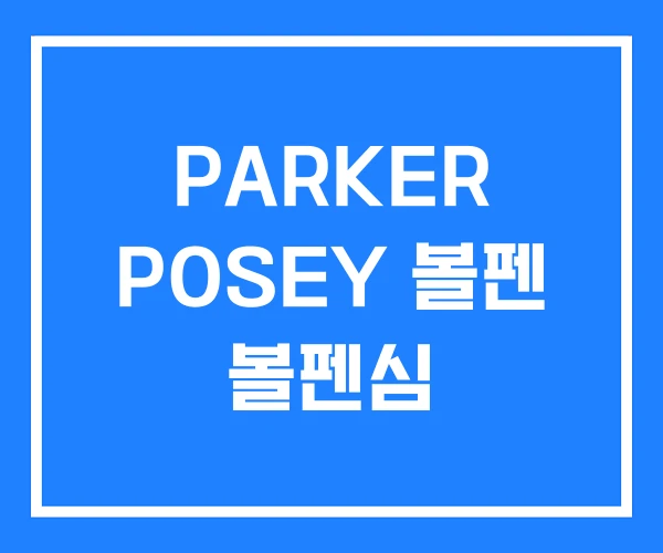 PARKER POSEY 볼펜 볼펜심 PARKER POSEY 볼펜 볼펜심